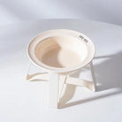 Gamelle céramique surélevée chat avec support élégant pour un repas confortable