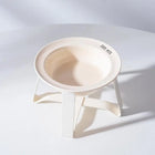 Gamelle céramique surélevée chat avec support élégant pour un repas confortable