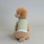 Débardeur pour petit chien Oscar et Plume en vert avec design mignon à l'arrière