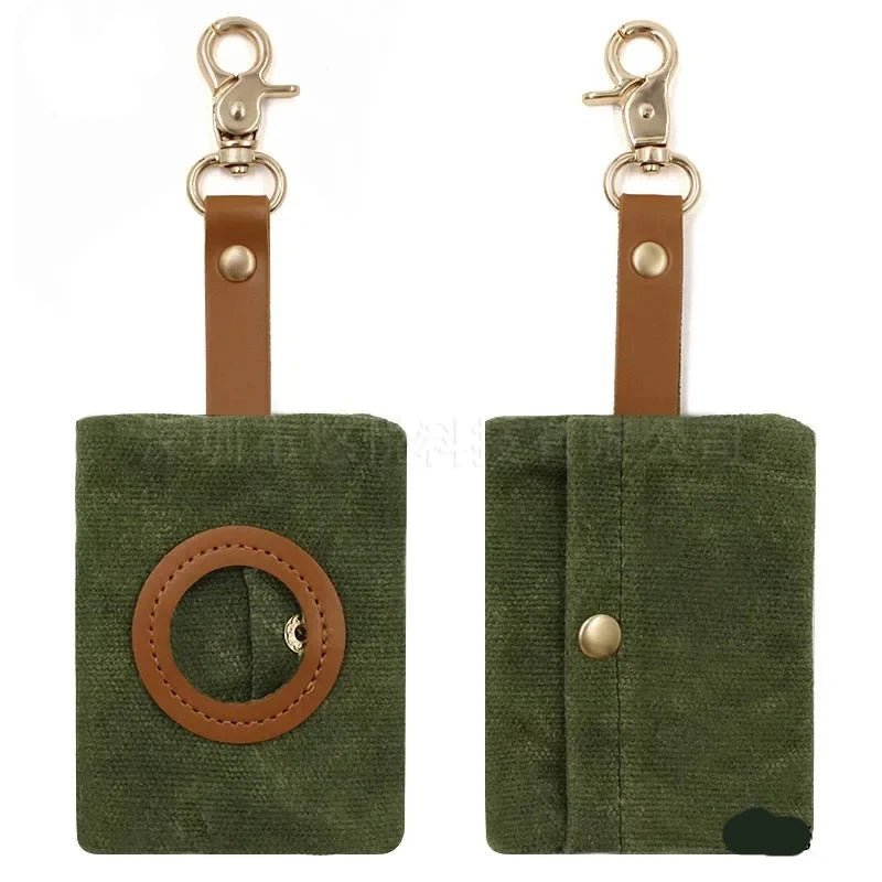 Distributeur de sac Oscar et Plume Vert