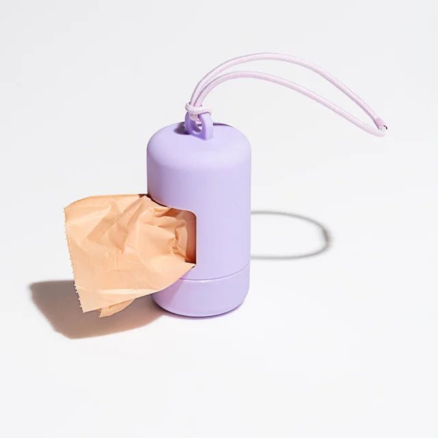 Distributeur de sac à crotte Oscar et Plume Violet