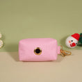 Carica l'immagine nel visualizzatore della galleria, Distributeur sacs pour chien en rose avec un porte-clés pour un accès facile aux sacs à déjections
