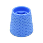 Accessoire en silicone bleu pour douche portable silicone chien avec texture antidérapante