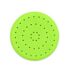 Douche portable silicone chien ronde verte avec trous pour un lavage facile des animaux