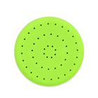 Douche portable silicone chien ronde verte avec trous pour un lavage facile des animaux