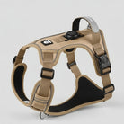 Harnais chien AirTag beige avec attaches réglables et rembourrage confort par Oscar et Plume