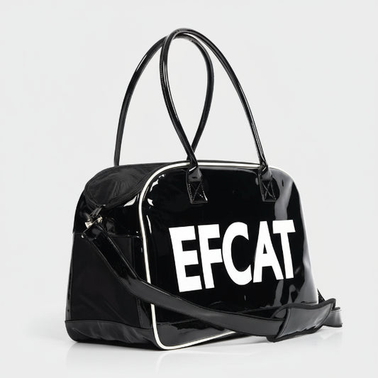 Grand sac de voyage pour chat et chien noir avec poignée et bandoulière pour transporter les animaux