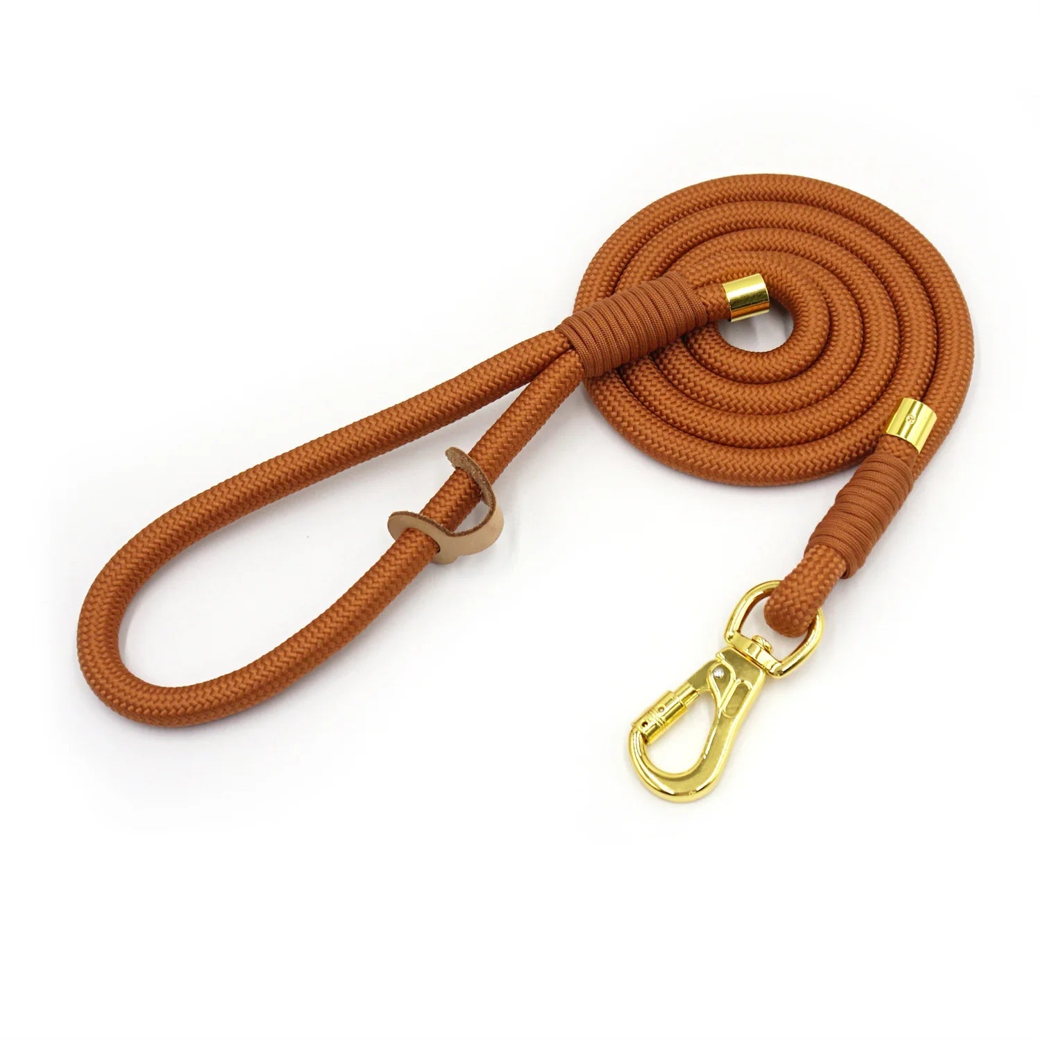 Ensemble Collier en cuir durable personnalisable, laisse et distributeur de sac pour chien - Oscar et Plume