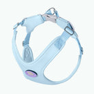 Ensemble harnais et laisse bleu clair pour chien de la marque Oscar et Plume