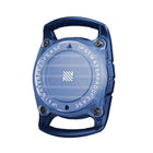 Étui waterproof pour Airtag en bleu avec protection IP67 pour voyager en toute sécurité