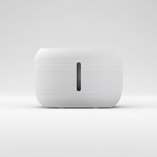 Fontaine pour chat grande contenance Oscar et Plume design moderne et minimaliste blanc