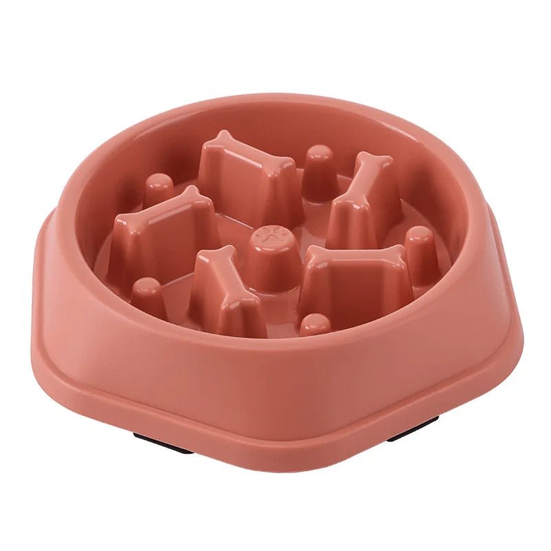 Gamelle anti glouton pour chien Oscar et Plume M1-Framboise