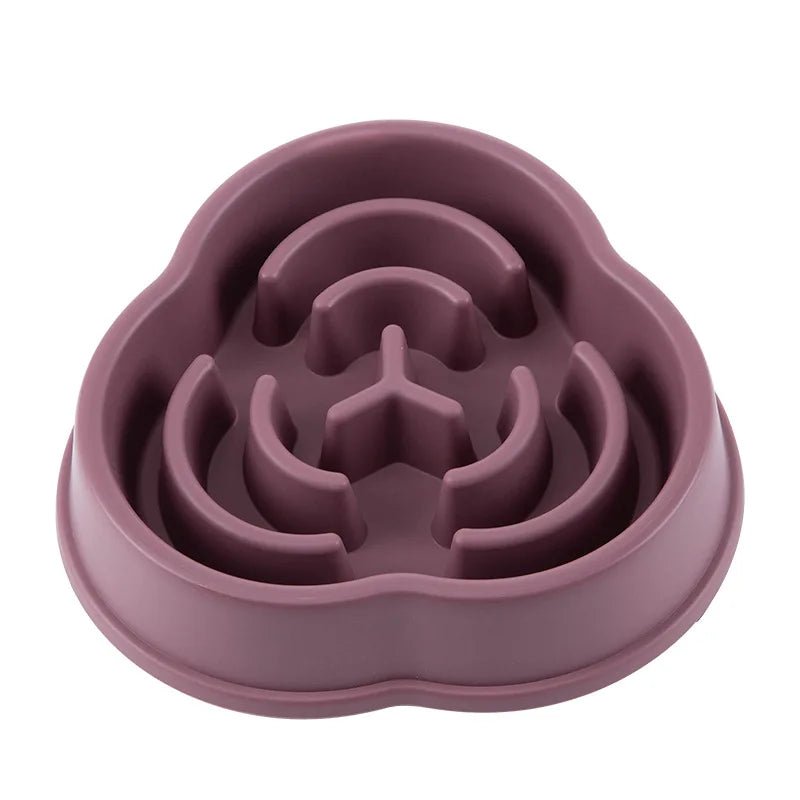 Gamelle anti glouton pour chien Oscar et Plume F-Violet