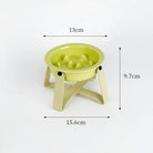 Gamelle anti glouton pour chien avec design ergonomique et protection de bord pour un repas sain