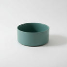 Gamelle céramique chat de couleur vert émeraude avec design simple et moderne