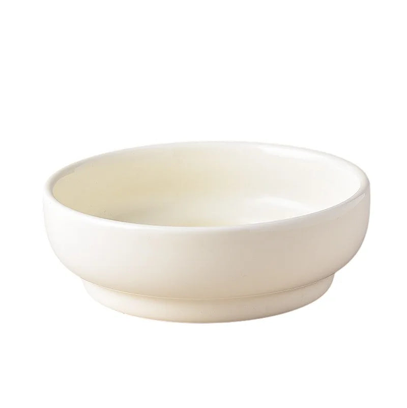 Gamelle céramique pour chien et chat de couleur blanche, élégante et durable pour les repas