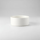 Gamelle design chien blanche en céramique simple et élégante pour repas de chien Oscar et Plume