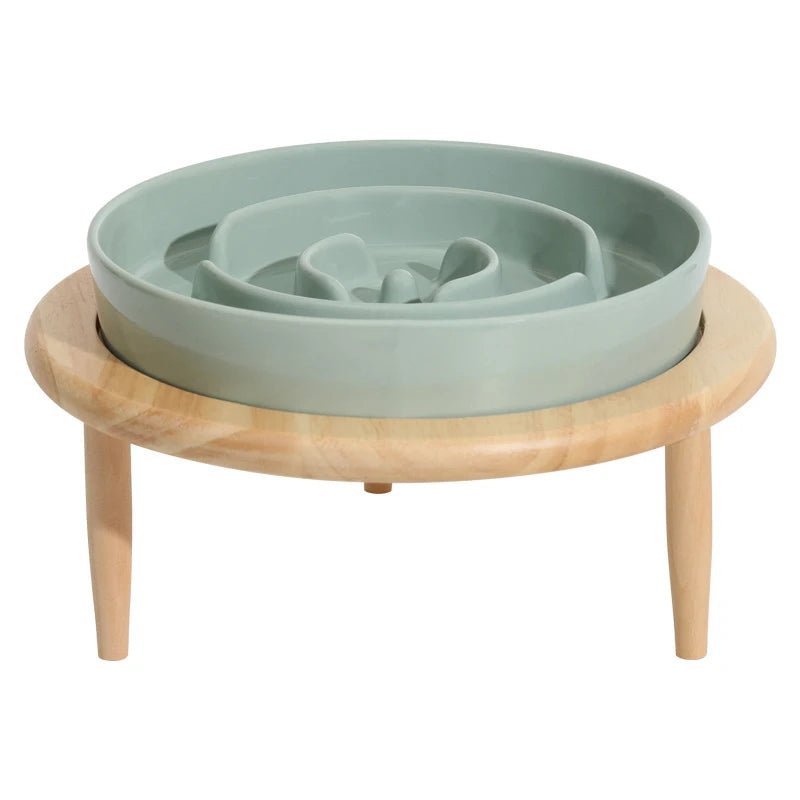 Gamelle en céramique anti glouton pour chien et chat - 3 positions - Oscar et Plume