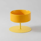 Gamelle surélevée pour chat en jaune au design moderne et élégant, idéale pour le confort de votre animal