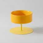 Gamelle surélevée pour chat en jaune au design moderne et élégant, idéale pour le confort de votre animal