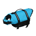 Gilet de sauvetage chien bleu avec poignées et sangles réglables de la marque Oscar et Plume