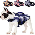 Load image into Gallery viewer, Gilet de Sauvetage pour Chien avec Poignée Oscar et Plume Bleu / XS
