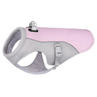 alt
Gilet rinfrescante per cane rosa e grigio con imbracatura regolabile per comfort e sicurezza