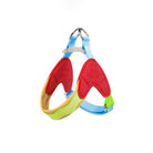Harnais pour petit chien coloré avec rembourrage et boucle en métal pour un confort optimal