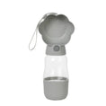 Load image into Gallery viewer, Gourde 2 En 1 pour chien et chat Oscar et Plume Gris - 500ml
