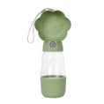 Load image into Gallery viewer, Gourde 2 En 1 pour chien et chat Oscar et Plume Vert - 500ml
