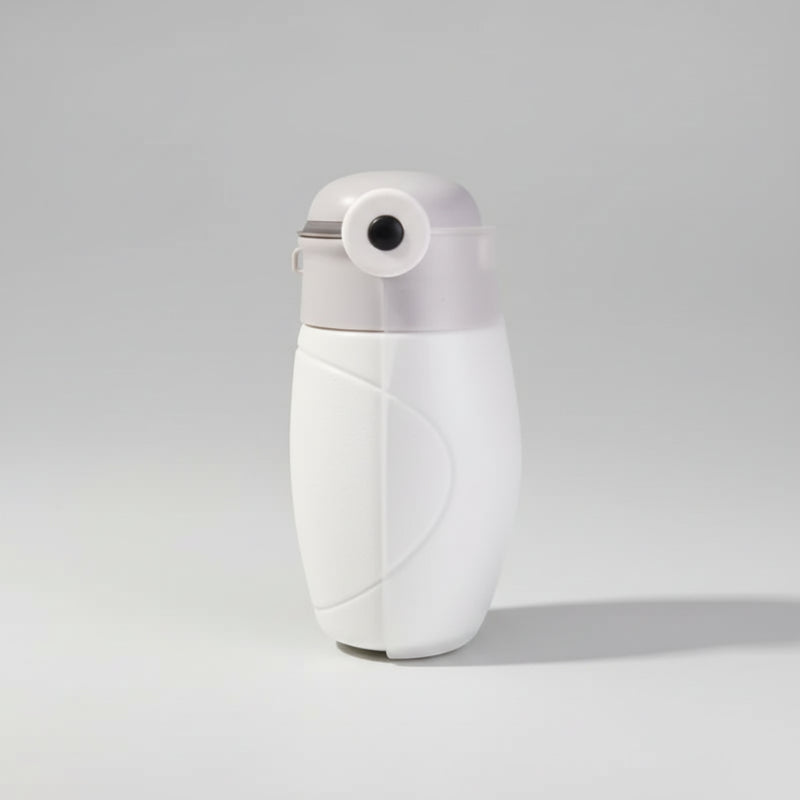 Gourde de voyage pour Chien et chat blanche avec un design ergonomique et un bouchon pratique