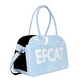 Load image into Gallery viewer, Grand sac design de voyage pour petit chien et chat Oscar et Plume Bleu
