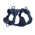 Load image into Gallery viewer, Harnais anti-traction en nylon pour chien - Les Bonnes Affaires Oscar et Plume Bleu profond / XL
