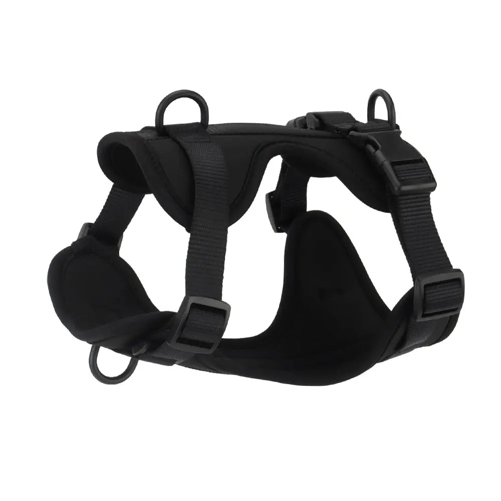 Harnais anti-traction en nylon pour chien Oscar et Plume Noir / XS