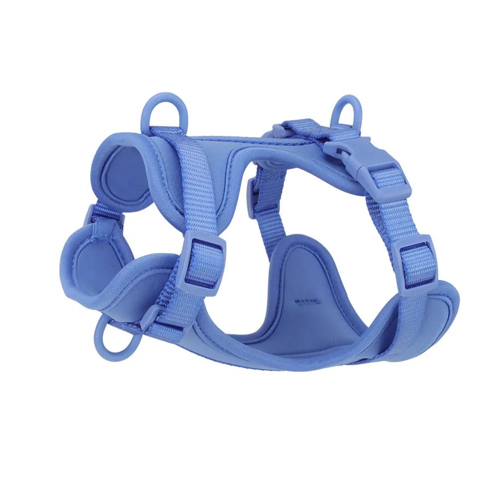 Harnais anti-traction en nylon pour chien Oscar et Plume Bleu / XS