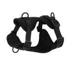 Harnais anti-traction pour chien Oscar et Plume en noir, conçu pour le confort et un meilleur contrôle