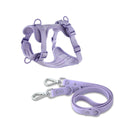 Charger l'image dans la visionneuse de la galerie, Harnais ou collier + laisse double pour chien Oscar et Plume Harnais + laisse Violet / XS
