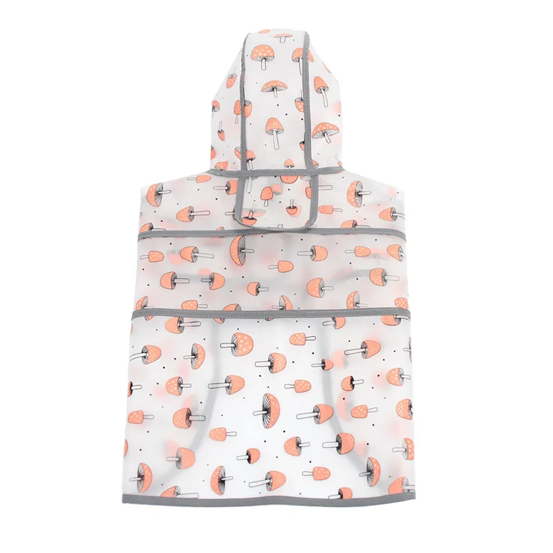 Imperméable pour chien avec capuche à motifs de parapluies, parfait pour les jours de pluie