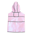 Imperméable pour chien avec capuche en rose, idéal pour protéger votre animal de la pluie