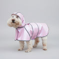 Charger l'image dans la visionneuse de la galerie, Imperméable pour chien avec capuche en rose, idéal pour garder votre chien au sec sous la pluie
