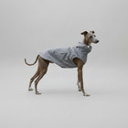 Imperméable pour lévrier et Whippet en gris pour protéger votre chien des intempéries