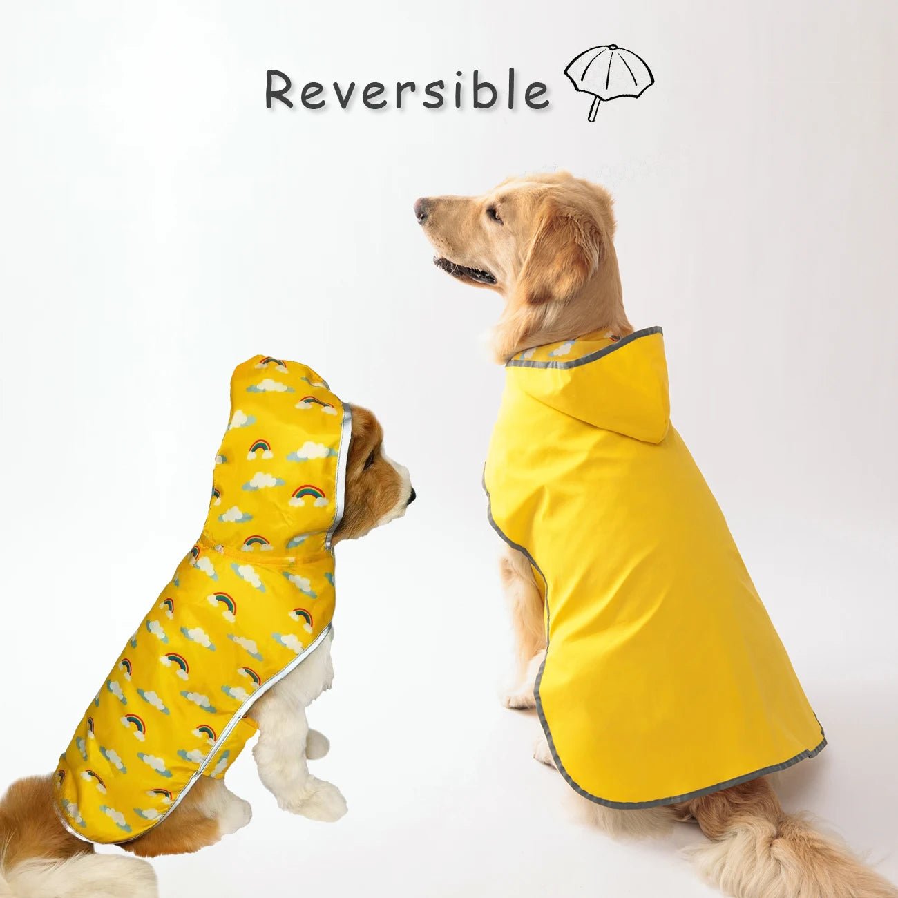 Imperméable réversible pour chien Oscar et Plume