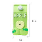 Jouet en caoutchouc chien chat en forme de brique de jus de pomme verte d Oscar et Plume