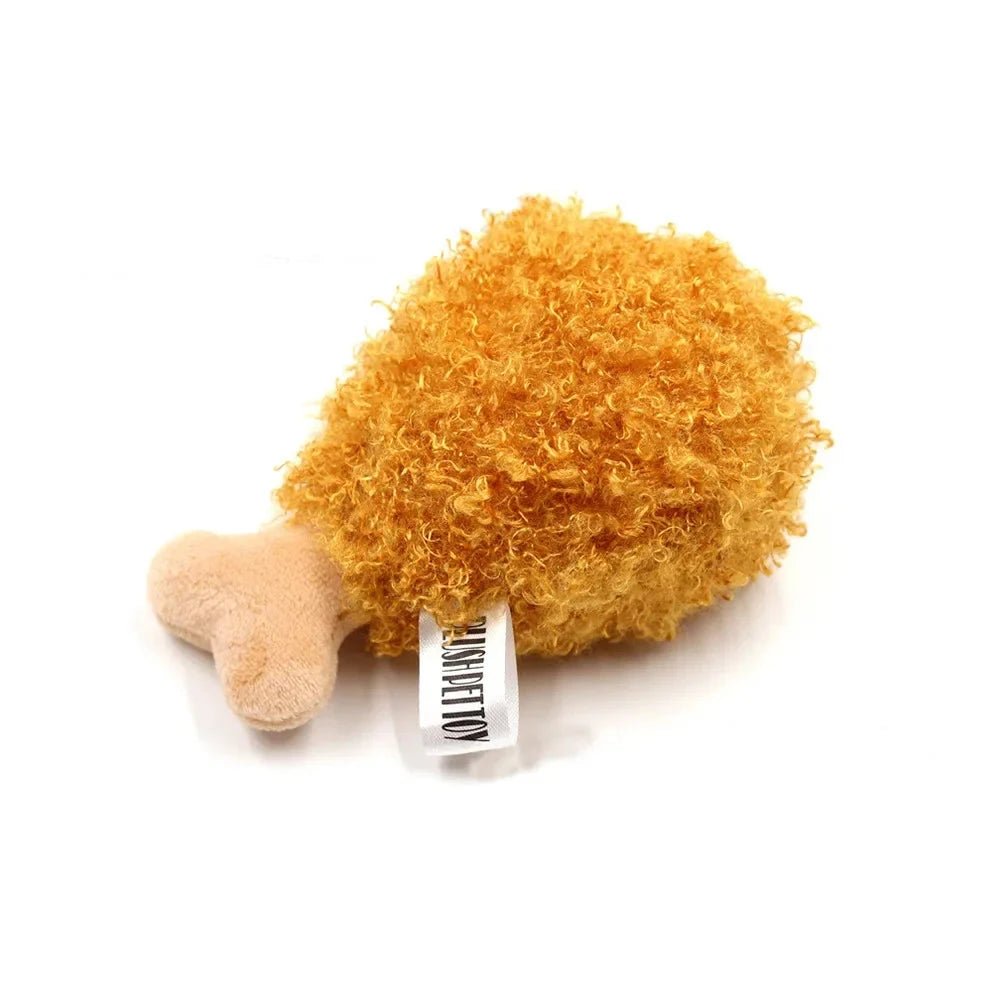 Jouet en peluche pour chien Oscar et Plume Cuisse de poulet