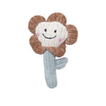 Charger l'image dans la visionneuse de la galerie, Jouet herbe pour chat en forme de fleur souriante avec des couleurs douces et texturée
