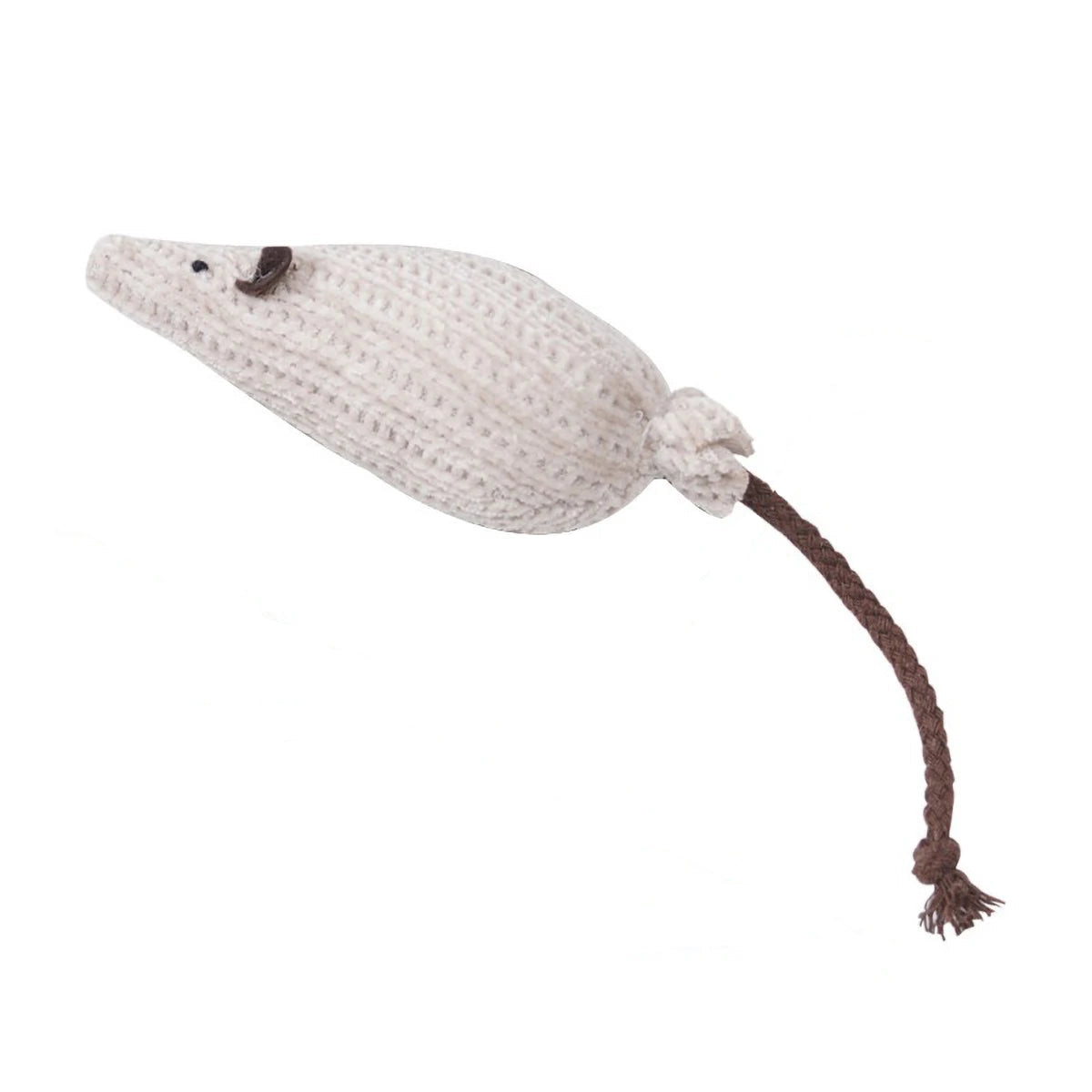 Jouet en forme de souris en tissu pour chat, idéal pour le jouet herbe pour chat d'Oscar et Plume