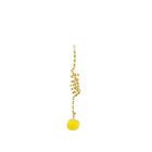 Jouet interactif pour chat avec spirale colorée et balle jaune pour heures de jeu