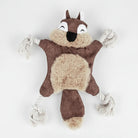 Jouet pour chien Oscar et Plume en forme d'écureuil avec cordes résistantes pour mâcher et jouer