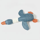 Jouet sonore oie chien en tissu doux et durable pour divertir les animaux de compagnie.