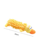 Jouet sonore peluche pour chien en forme de canard de 26 cm, doux et amusant pour les animaux